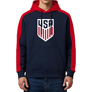 Amazon ~ Men's US Soccer National Team Pullover Hoodie Size Large $6.62 (Regularly $33)