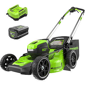 Greenworks 80v 21" self propelled mower MODEL# MO80L416 $425