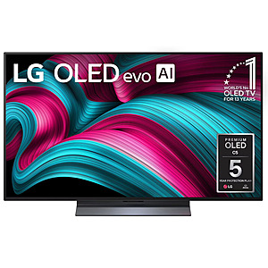 LG 48" Class C5 Series OLED evo AI Smart TV -$699