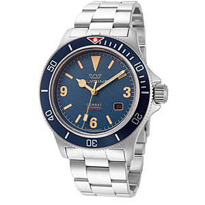 GLYCINE GL0416 Combat Sub Automatic Blue Dial Men's Watch $370