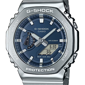 Casio G-Shock G-Steel Analog Digital Blue Dial Quartz GM-2110D-2B $197
