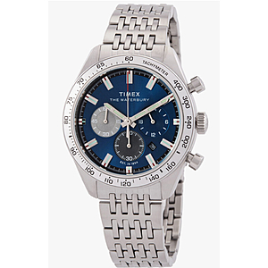 TIMEX Waterbury Traditional Chronograph Quartz Blue Dial Men's Watch $145