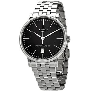 Jomashop TISSOT Carson Automatic Black Dial Men's Watch $329