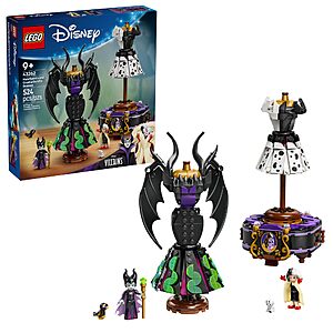LEGO Disney Villains Maleficent's and Cruella De Vil's Dresses Kids Toy Deal at Amazon &ndash; $33.57 at Amazon (Was $69.99)