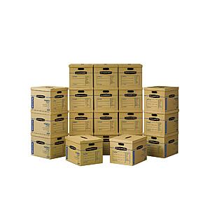 20-Pack Bankers Box Medium Classic Moving Storage Boxes $26.80