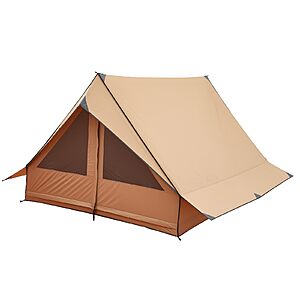 VEVOR Camping Hot Tent, 2 Persons Cabin Tent with Stove Jack & Poles, Waterproof Winter Tents Shelters with Fireproof Ground Mat, Portable 4 Season Tents $80.90 @Amazon