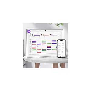 12.3 Inch Digital Calendar, 1920x1280 IPS Digital Picture Frame, 32GB Touch Screen Wall & Desk Digital Planner for Schedule, Photo Display, Meals, Chore Chart & Tasks $64.99