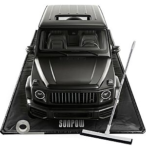 SUNPOW Containment Mat (7'9" x 18'), Includes Squeegee and Reflective Tape $55