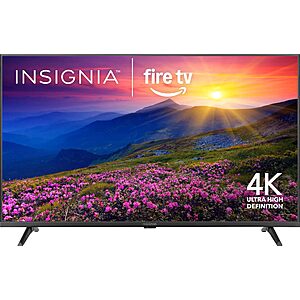 INSIGNIA 70-inch Class F50 Series LED 4K UHD Smart Fire TV with Alexa Voice Remote (NS-70F501NA26) $349.99