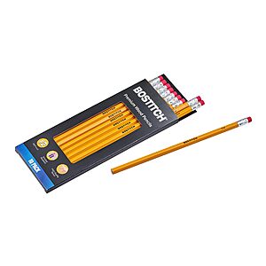 Amazon: 10-Pack Bostitch Premium #2 HB Wood Pencils $2.37 (Reg $5.99, ~60% Off) + FS w/ Prime