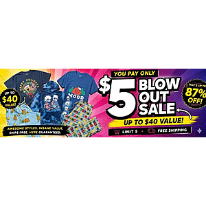 TVStoreOnline $5 blowout sale