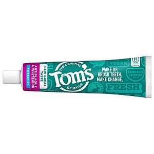 CVS PICK UP: Two Tubes of TOMS OF MAINE TP at link, $2.33 ac, get $4 Extra Bucks