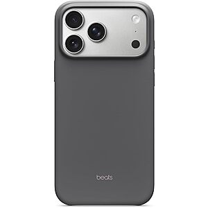 Beats iPhone 17 Pro Max Case with MagSafe & Camera Control, Matte Finish, Microfiber Lining &ndash; Granite Graybone $7.34 at Amazon