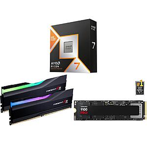 Ryzen 7 9800X3D + G-Skill Trident 32GB DDR5 6400 + 1TB Samsung Gen5 SSD + 750W Corsair CX-M PSU @ $949 + F/S