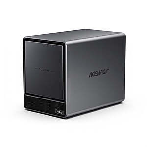 ACEMAGIC N3A NAS Barebone: Ryzen R2544, 2x DDR4, 2x M.2 PCIe 3.0, 4x SATA 3.0, 2.5G Lan @ $279 + F/S