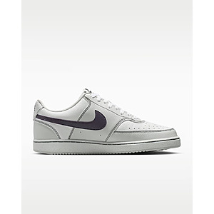 Nike Men's Or Women's Nike Court Vision Low Next Nature Casual Shoe (Vast Grey/White/Anthracite/Dark Raisin) $51.98 + Free Shipping