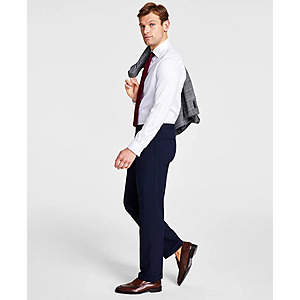 Michael Kors Men's Pleated Solid Classic Fit Pants Or Kenneth Cole Reaction Men's Gabardine Dress Pants $19.99 & More + Free Pickup at Macys or Free Shipping on $39+