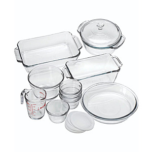 15-Piece Anchor Hocking Oven Basics Glass Bakeware Set (Clear) $29.93 + Free Store P/U at Macy's Or F/S Orders $39+
