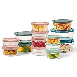 Sam's Club Members: 28-Piece Pyrex Simply Store Glass Food Storage Set $23.98 & More + Free Shipping Plus Members $50+