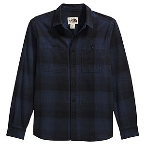 The North Face Men's Arroyo Lightweight Flannel Plaid Shirt (Summit Navy TNF Shadow Plaid, Sizes: S-XXL) $33.99 & More + Free Store P/U Or F/S Orders $50+