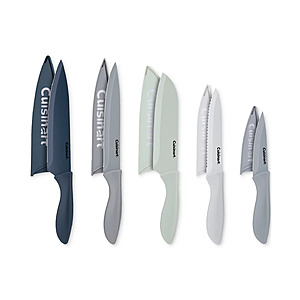 10-Piece Cuisinart Knife Set w/ Blade Guards (Various) $14.99 + Free Pickup at Macys or Free Shipping on $39+