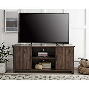Mainstays TV Stand for TVs up to 65" (Espresso or Canyon Walnut) $74 + Free Shipping