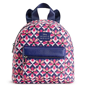 Disney's Minnie Mouse Floral Retro Print Mini Backpack $17.50 + Free Store P/U at Kohl's or F/S on Orders $49+