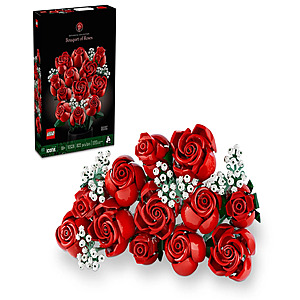 822-Piece LEGO Icons Bouquet of Roses Build and Display Set (10328) $39.99 + Free Shipping
