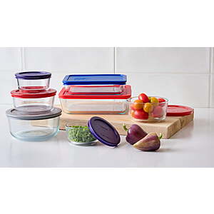 14-Piece Pyrex Simply Store Glass Bakeware Set (7 Containers + 7 Lids) $20.97 + Free S&H w/ Walmart+ or on $35+