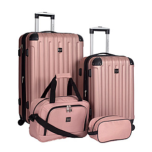 4-Piece Travelers Club Midtown Hardside Luggage Set $89.99 + Free Shipping