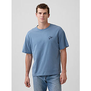 Gap Factory Men's VintageSoft Boxy Gap Logo T-Shirt (Blue, Olive, Sizes: XS-XXL) $8.39 + Free Shipping