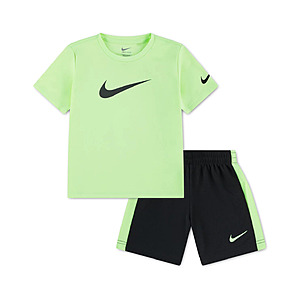 2-Piece Nike Boys' Toddler Dri-FIT Swoosh T-Shirt & Shorts Set (Smoke Gray, Size: 2T-4T) $19.13 + Free Store Pickup at Macy's or Free Shipping on $39+