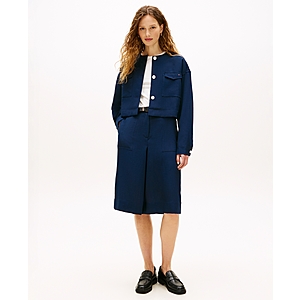 Tommy Hilfiger Women's Tailored Crew Neck Cropped Jacket $44.63 + Free Shipping