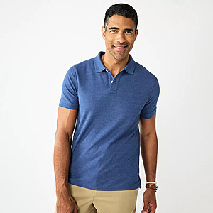 Sonoma Goods for Life Men's Polo T Shirts (Various Styles & Colors) from $6.39 + Free Store P/U at Kohl's or F/S on Orders $49+
