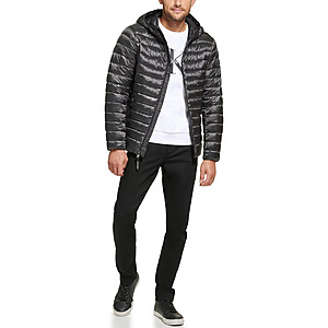 Calvin Klein Men's Hooded & Quilted Packable Jacket (Sizes: S,2XL) $31.50 + Free Pickup at Macys or Free Shipping on $39+
