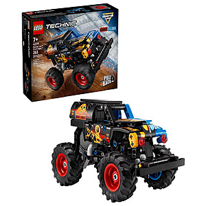 263-Piece LEGO Technic Monster Jam Grave Digger Fire and Ice Building Toy (42219) $19.99 + Free Store Pickup at Macy's or Free Shipping on $39+