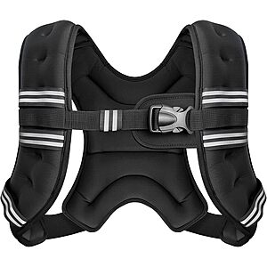 [Prime] Zeerun 8-Pound Weighted Vest w/ Reflective Stripe & Adjustable Buckle $14.24 + Free Shipping