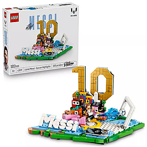 500-Piece LEGO Editions Lionel Messi Building Kit $19.99 & More + Free Store P/U at Kohl's or F/S on Orders $49+
