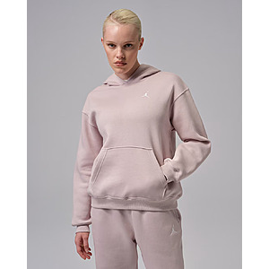 Nike Women's Jordan Brooklyn Fleece Pullover Hoodie (Particle Rose/White, Sizes: XS-XL) $31.48 + Free Shipping on $50