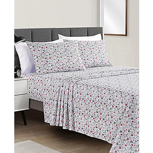 Fairfield Square Collection Microfiber Solid or Printed Sheet Set (Various) From $9.99 + Free Store Pickup at Macy's or Free S/H on $39+