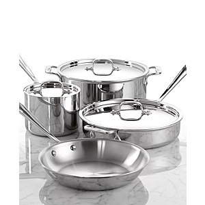 7-Piece All-Clad 3-Ply D3 Stainless Steel Cookware Set $399.99 + $60 Star Money + Free Shipping