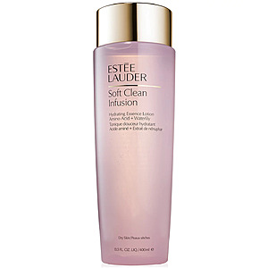13.5 fl oz Est&eacute;e Lauder Soft Clean Infusion Hydrating Skin Essence Face Toner w/ Amino Acid & Waterlily $23 + Free Store Pickup at Macy's or Free Shipping on $39+