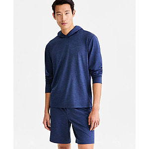 Alfani Men's Athluxe Performance Hoodie (Riviera Blue, Sizes: S-2XL) $10.46 + Free Store Pickup at Macy's or Free Shipping on $39+
