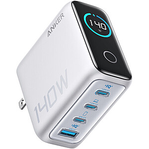 Anker 140W 4-port Wall Charger $55.99 @B&H photovideo
