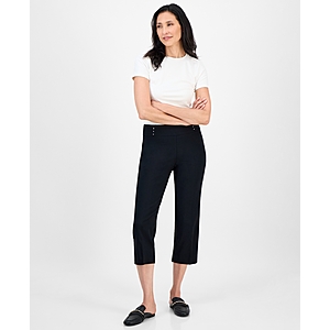 Jm Collection Women's Pull-On Capri Tummy-Control Pants, Exclusively at Macy's $29.7