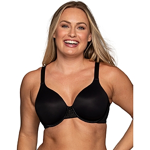 Vanity Fair Beauty Back Smoothing Full-Figure Contour Bra - Midnight Black $21.99