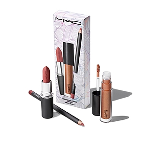 Mac 3-Pc. Spring for Teddy Lip Trio MACXimal Matte, Lip Pencil and Lipglass Kit, Full Size $38.50