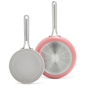 GreenPan Nova 2-Pc. 8" and 10" Nonstick Frypan Set - Terra Cotta $34.33 @Macy's