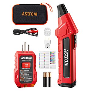 AstroAI Circuit Breaker Finder with GFCI Outlet Tester, Electrical Tester Tool for Home/Workshop Circuit Tracing, Quickly Locates Breakers with Indicators $23.99