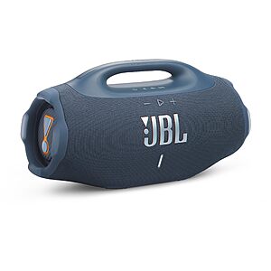 JBL Boombox 4 - Most Powerful Portable Waterproof Speaker with Massive Pro Sound, Up to 34 Hours of Playtime, & Multi-Speaker Connection by Auracast&trade; (Blue) $429.95